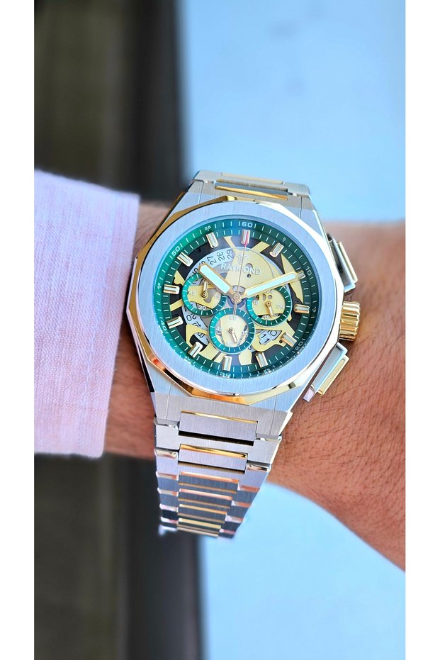 Rym- 280276 Raymond Men's Wristwatch - 100% Stainless Steel - 2 Year Warranty