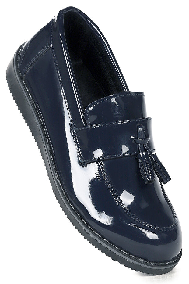 Cision Patent Leather Bow Tie Boys School Circumcision Shoes