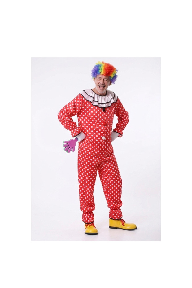 Polka Dot Clown Jumpsuit