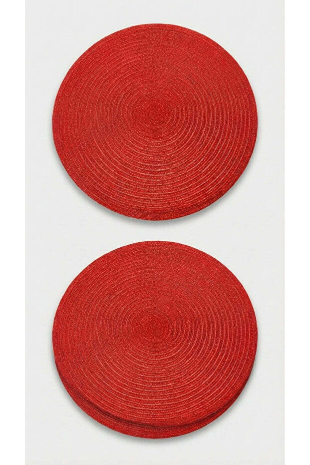 Red American Service Set (2 Pieces)