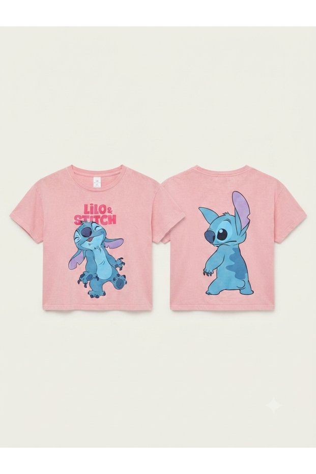 Lilo & Stitch Printed Girls' T-Shirt