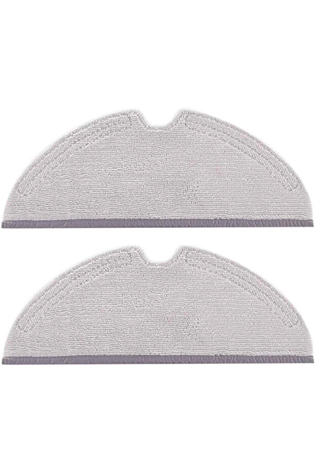 Beige S6 Robot Vacuum Cleaner 2-Piece Mop Cloth-Full Surface-Roborge Importer Guaranteed