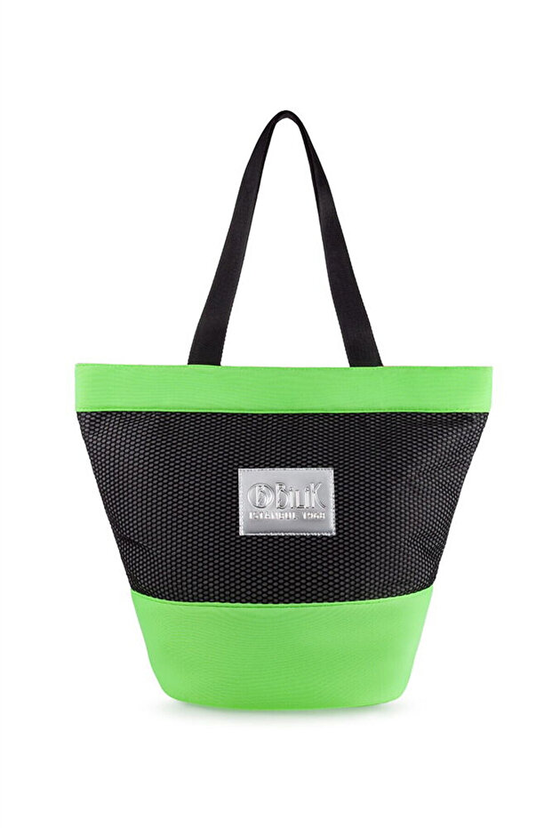 Women's Beach Bag with Logo Detail