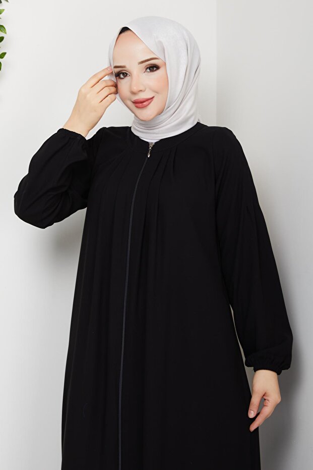 Casual Hajj and Umrah Trip Pleated Halter Neck Ferace