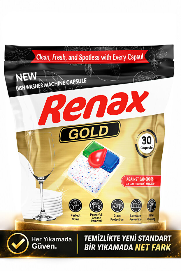 Gold Dishwasher Capsule 30 Lu