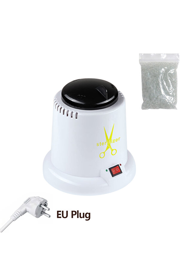 White EU Plug Nail Tool Sterilizer for Esthetician Sterilization Machine Metal Nail Art Tools Have A