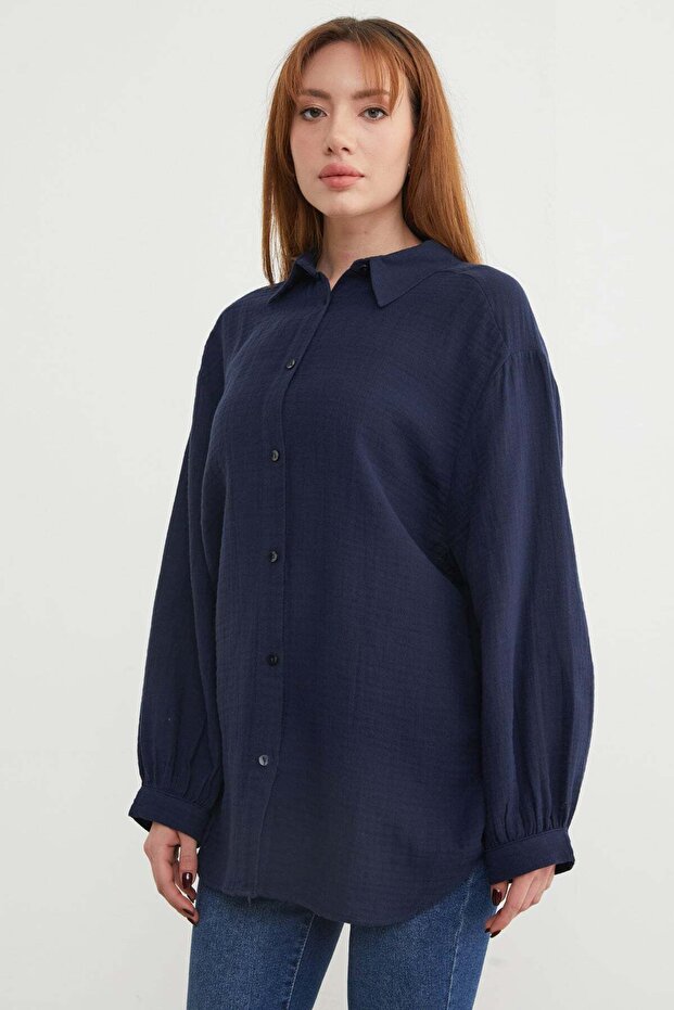 Basic Oversize Shirt - 7