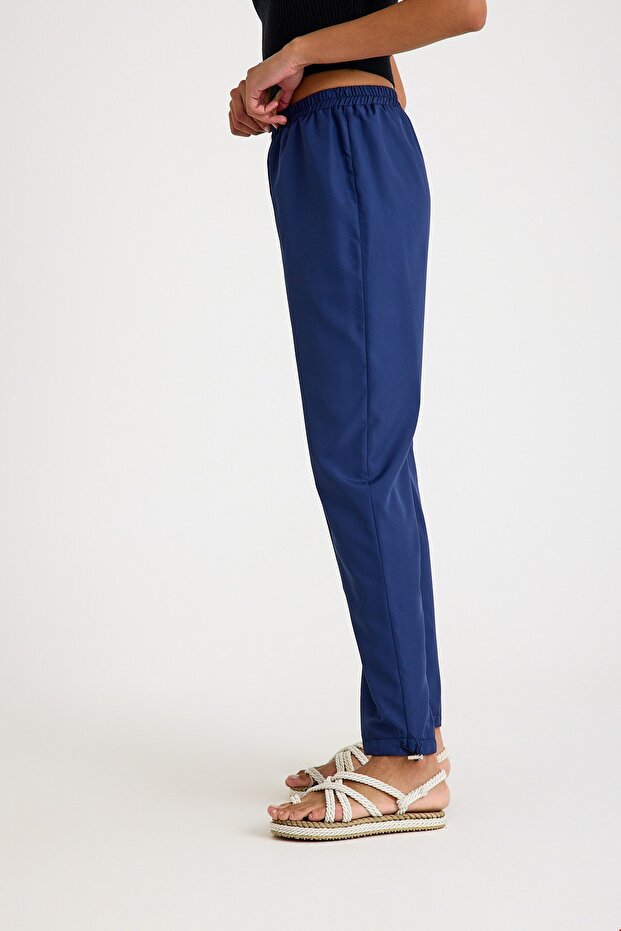 Piped Swimsuit Navy Blue