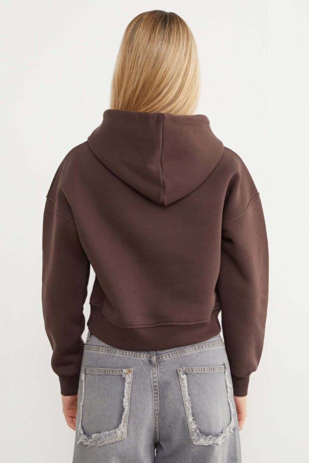 3 Thread Basic Hooded Sweatshirt - 6