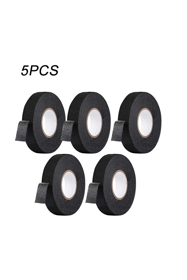 15mm 10M 5PCS 9/15/19/25MM Electrical Insulating Tape Heat Resistant Harness Tape Car Cable Harness