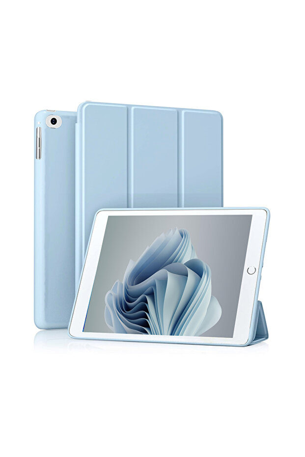 Ice Blue For iPad Mini 5 4 3 2 1 Case, 7.9 inch iPad Mini 1st 2nd 3rd 4th 5th Generation Flip Smart