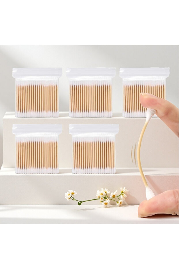 A0164-500 Pcs 100/500/1000Pcs Cotton Swabs Ear Cleaning Makeup Tools Cleaning Sticks Makeup Cotton