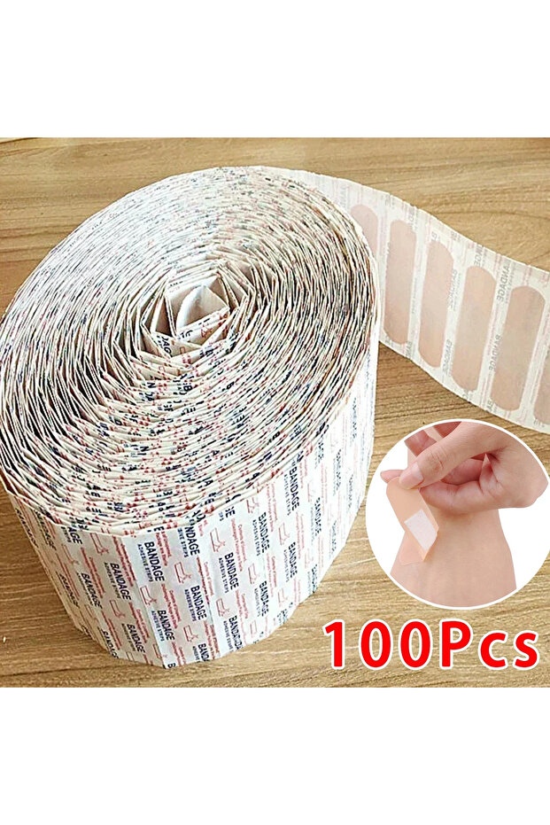 100pcs 50/100Pcs Breathable Adhesive Plaster Cushion Bandage First Aid Gauze Pads for Sports Wrappin