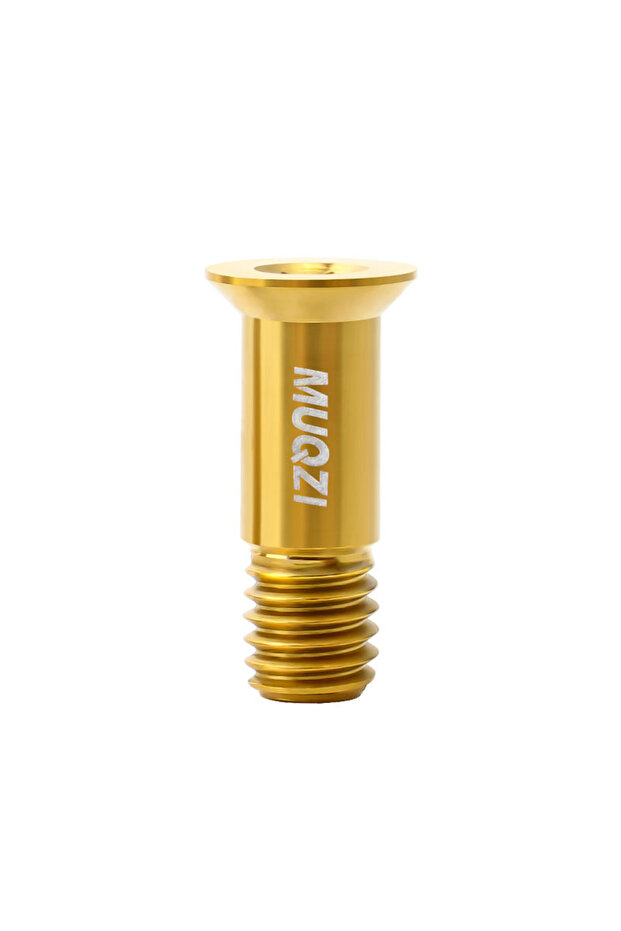 YELLOW MUQZI Titanium Alloy Bike Bolt M5 M6 Countersunk Screw for Disc Brake Stem Headset Cap MTB Ro