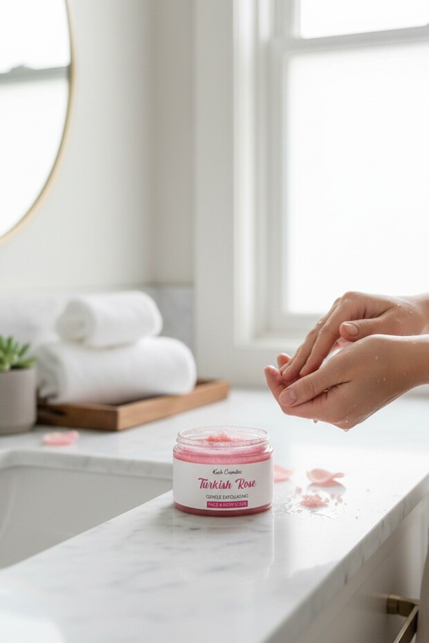 Body Peeling Rose 135 g - Nourishing, Purifying, Moisturizing Scrub