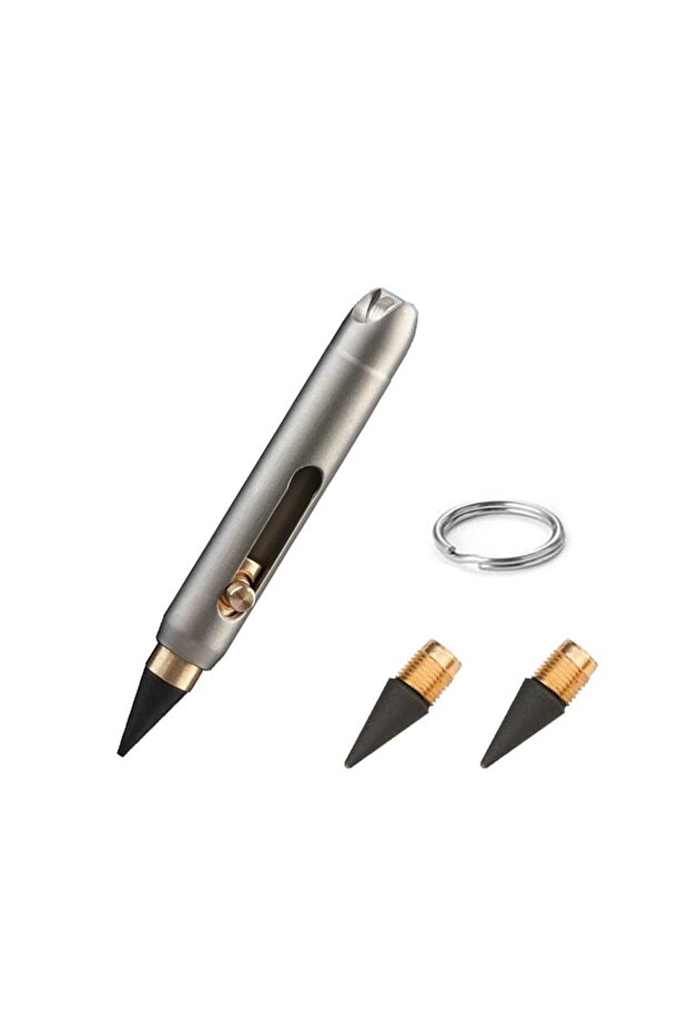 TY-G-YH Titanium Alloy Mini Pencil, Portable Keychain EDC Writing Tool for Outdoor & Daily Use