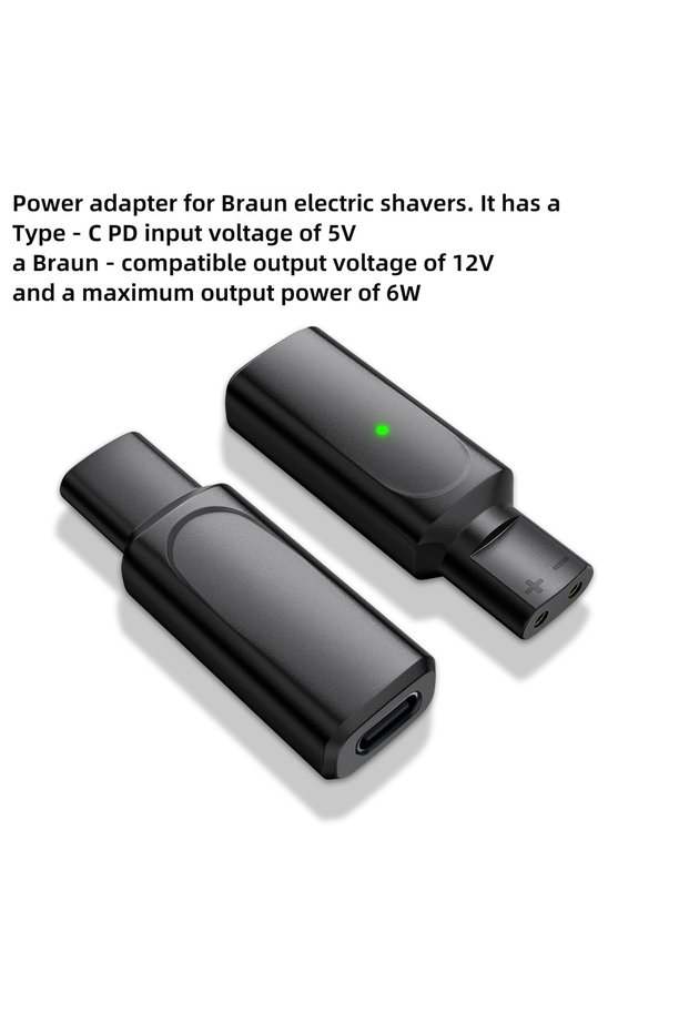 BL ZJT HS Hobo 12V Type-C Shaver Charger Adapter Charging Converter for Braun Series 3 5 7 9 6 1 XT5