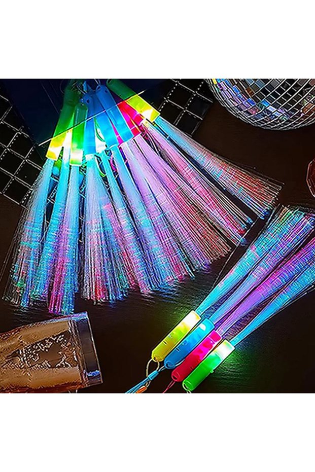 5pcs Random 5/10PCS Glwong Fiber Stick Toy Kids Birthday Wedding Party Decor Bar Props Kids Adults G