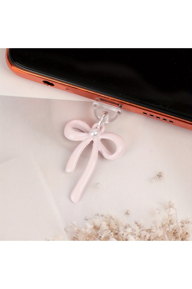 E For Type-C Mobile Phone Dust Plug: Protect Your Device with a Holiday Charm - for Iphone, Type-C