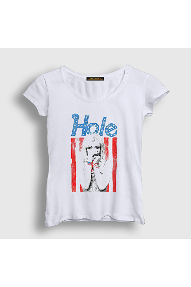 Women's White Hole Music Courtney Love T-Shirt 475488Tt