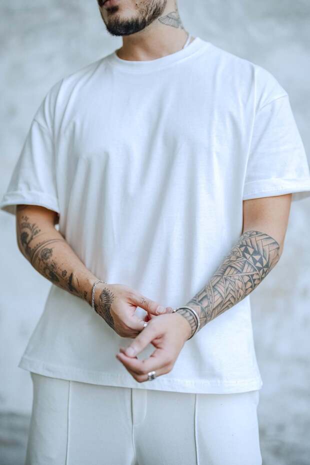 Oversize Full-Figured Basic Tshirt White - 4