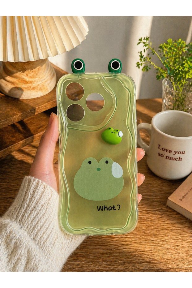Realme Note 60 Compatible Camera Protected Shock Absorbing Wavy Edge Case