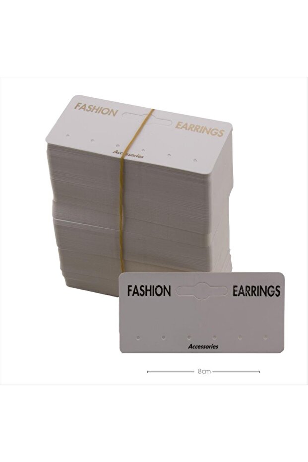 Muratech 6-Pack (173437) Earring Cards-White
