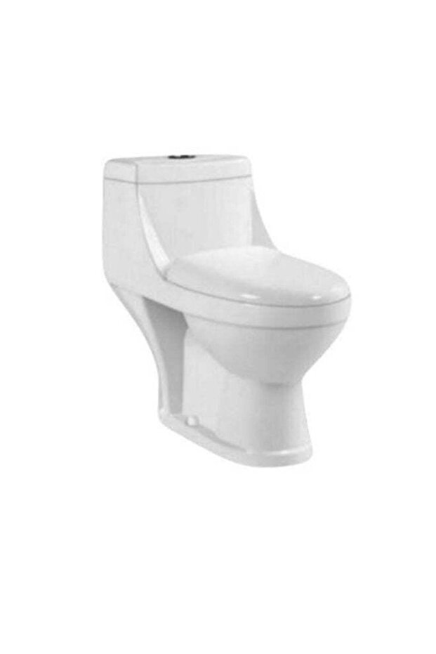 نموذج مرحاض سيراميك VIC1 30C - تصميم عصري - أبيض لامع