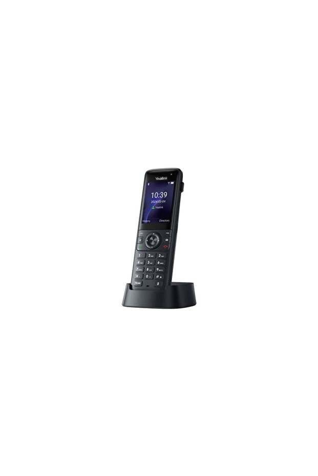 YEALINK AX83H، واي فاي، ديكت، هاتف IP لاسلكي، أسود، 2.4 " شاشة ملونة، بلوتوث، 9 ساعات تشغيل، بطارية تدوم 9 ساعات