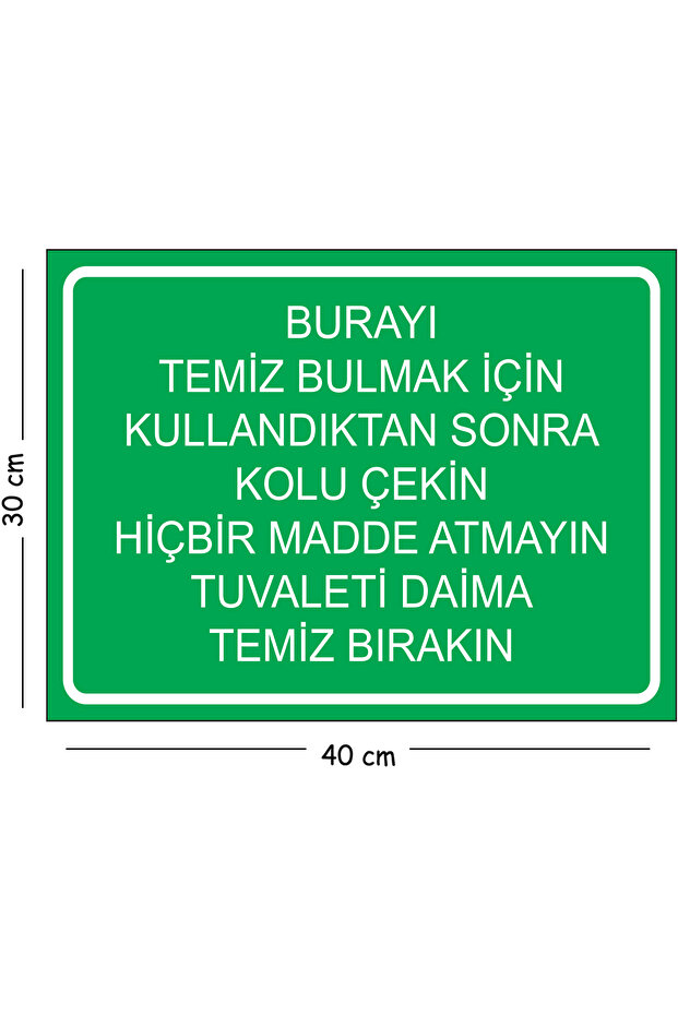 Metal Sign 30X40 cm A3 Warning Workplace Safety Sign for Keep This Area Clean