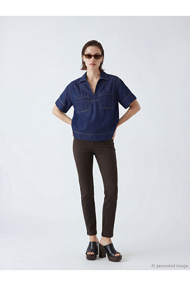 Nevavm Slim Fit Women's Trousers with a Difference