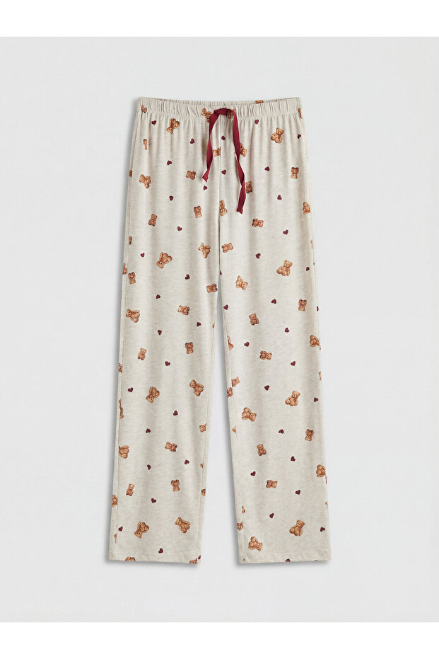 Teddy Bear Patterned Maternity Pyjamas Set - 8