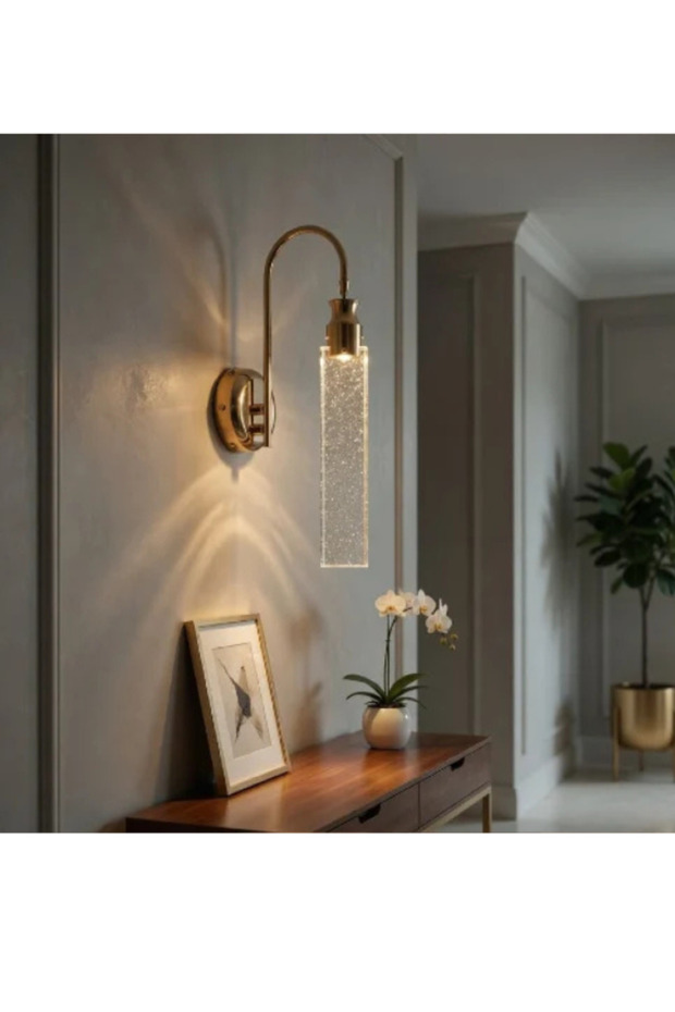 Golden Wall Light - Attractive Light Bubble Effect