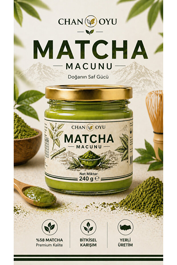 Matcha (Maça) Macunu 240 gr - 4