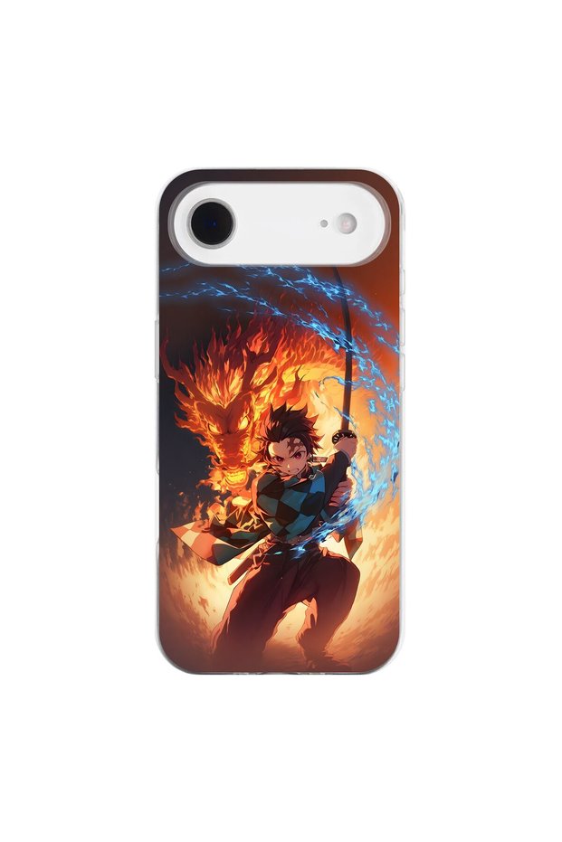 iPhone 17 Air Compatible Anime 4/1 Design Transparent Case