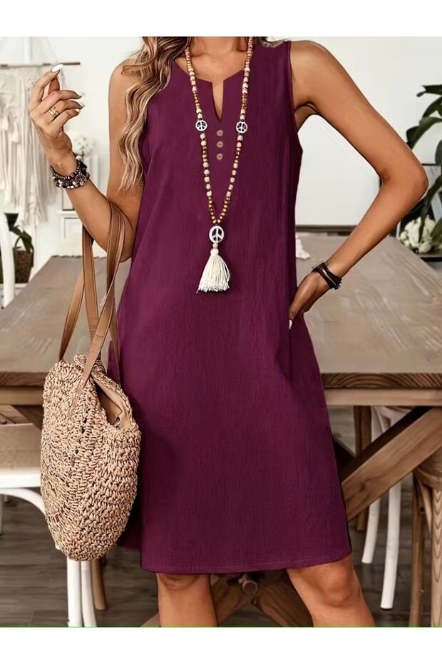 Women's V-Neck Strappy Mini Dress