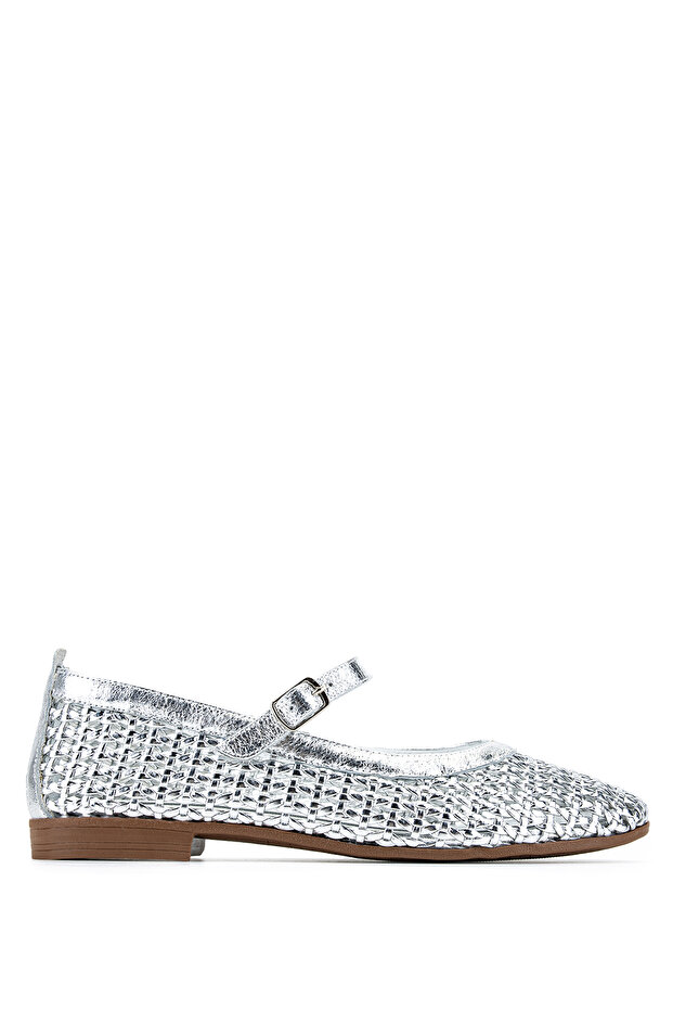 Women's Lame Ballerina Shoes
