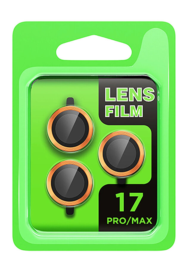 Ilkeshop New iPhone 17 Pro Raze Metal Camera Lens (172004) - Orange