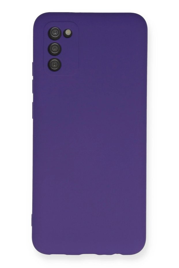 Ilkeshop New Galaxy A03S Case Nano Inner Velvet Silicone (222438) - Purple