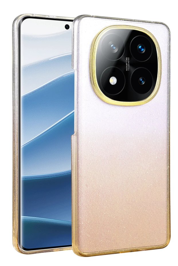 Ilkeshop New Redmi Note 14 Pro 5g Glossy Cover - (90018) Desert Titanium