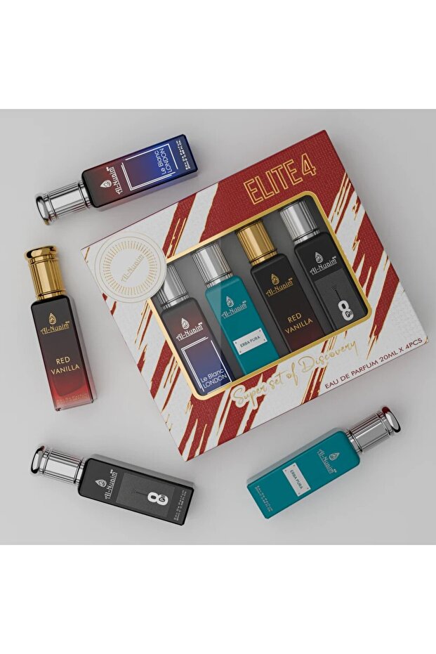 Elite 4 ( 20 ML x 4 PC) Unisex Perfume Set