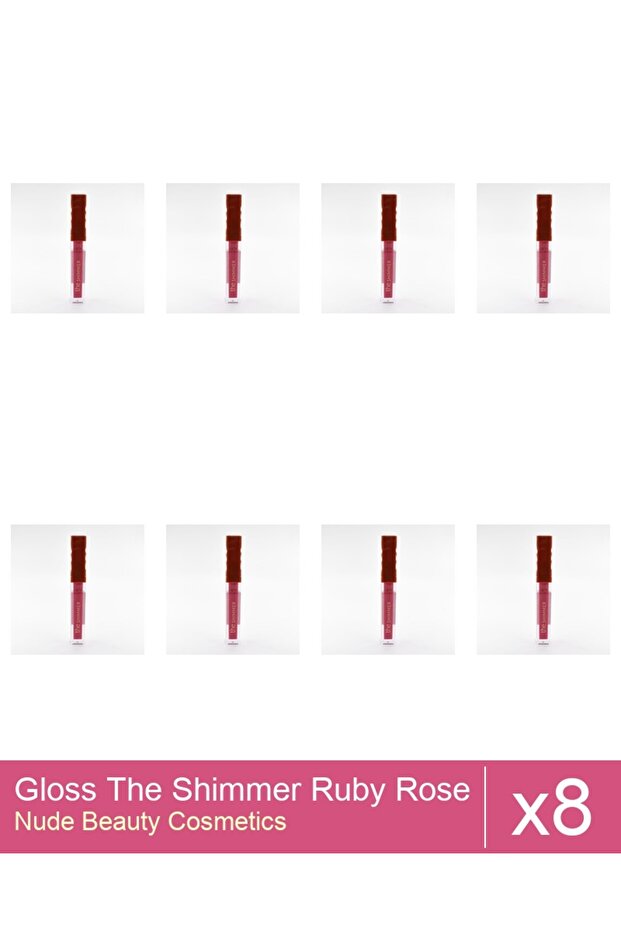 Set 8x Gloss The Shimmer Ruby Rose - 04 - 1