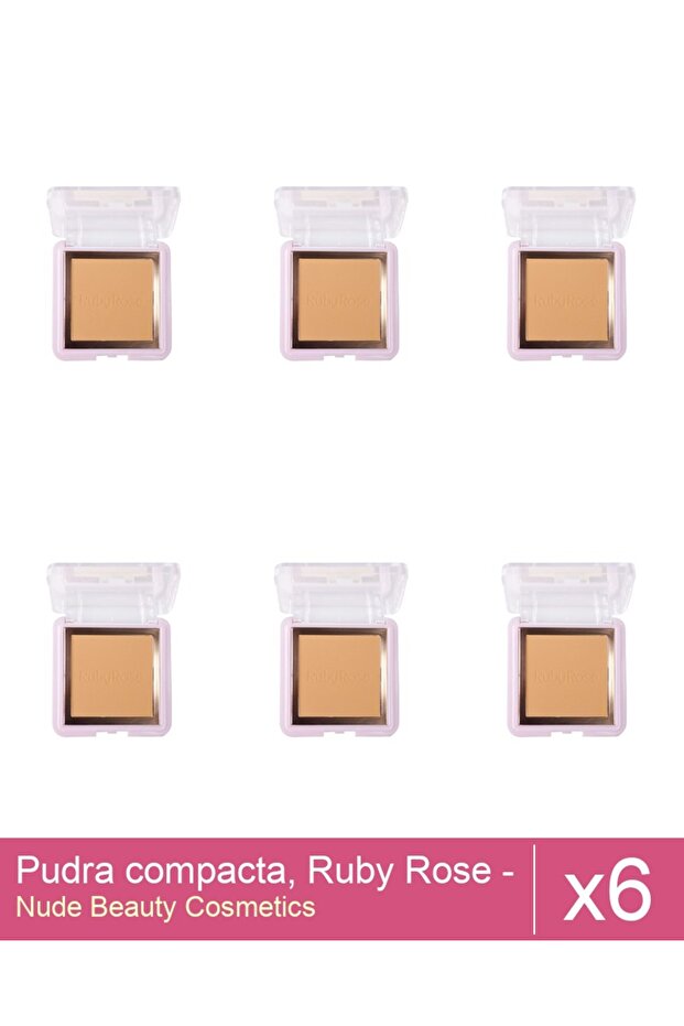 Set 6x Pudra compacta, Ruby Rose - PC50 - 1