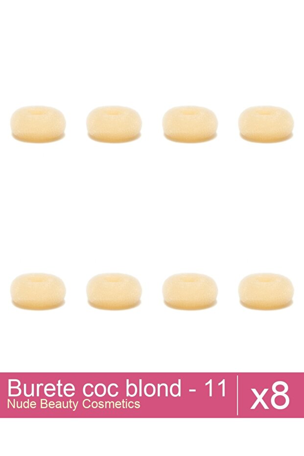 Set 8x Burete coc blond - 11 cm diametru - 1