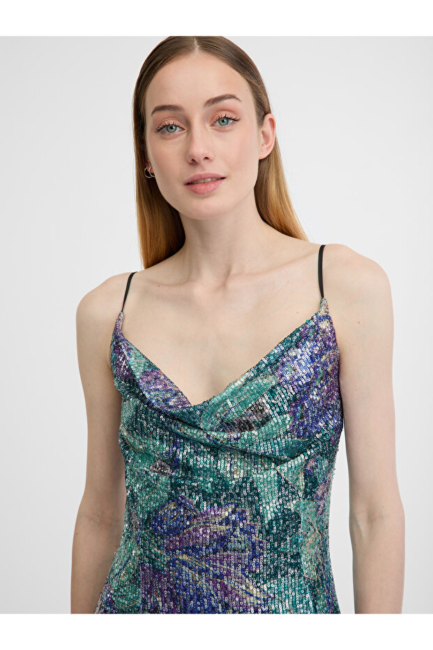 Rochie albastră de damă - 3