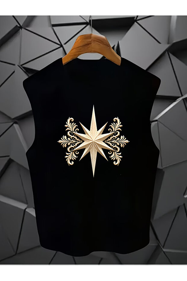 Men's oversized crew neck sleeveless t-shirt - longline