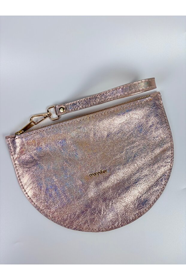 Genuine Leather Clutch/Portfolio Bag Shiny