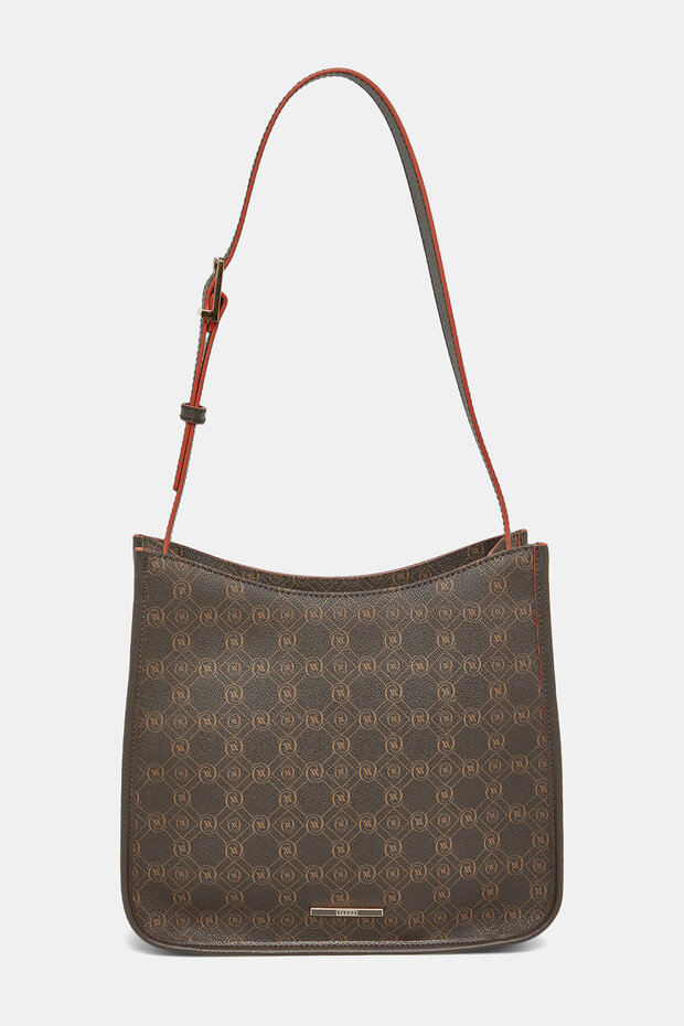 KAHVE MONOGRAM ÇANTA