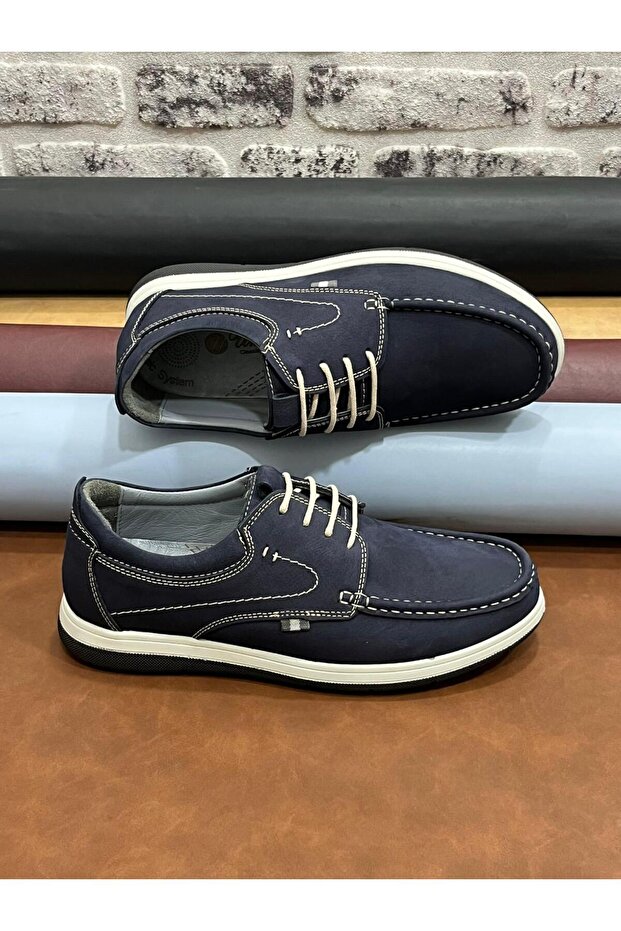 Genuine Nubuck Leather Orthopedic Comfortable Lightweight Soft Men's Shoes