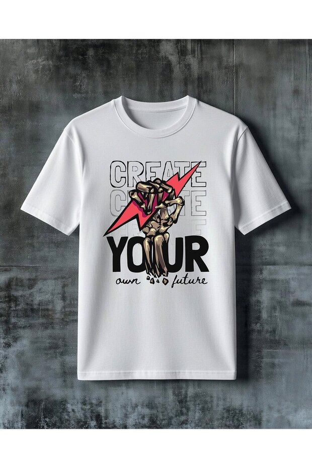 Create Your Future Printed Oversize T-Shirt